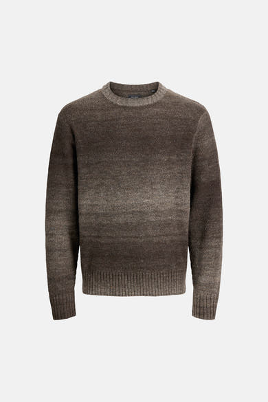 Trui met ronde hals bruin - JACK & JONES