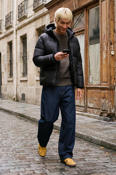 Trui met ronde hals bruin - JACK & JONES