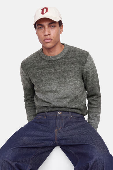 Pull col rond gris - JACK & JONES