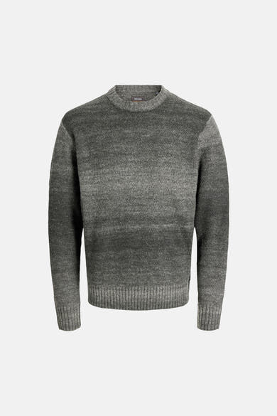Pull col rond gris - JACK & JONES