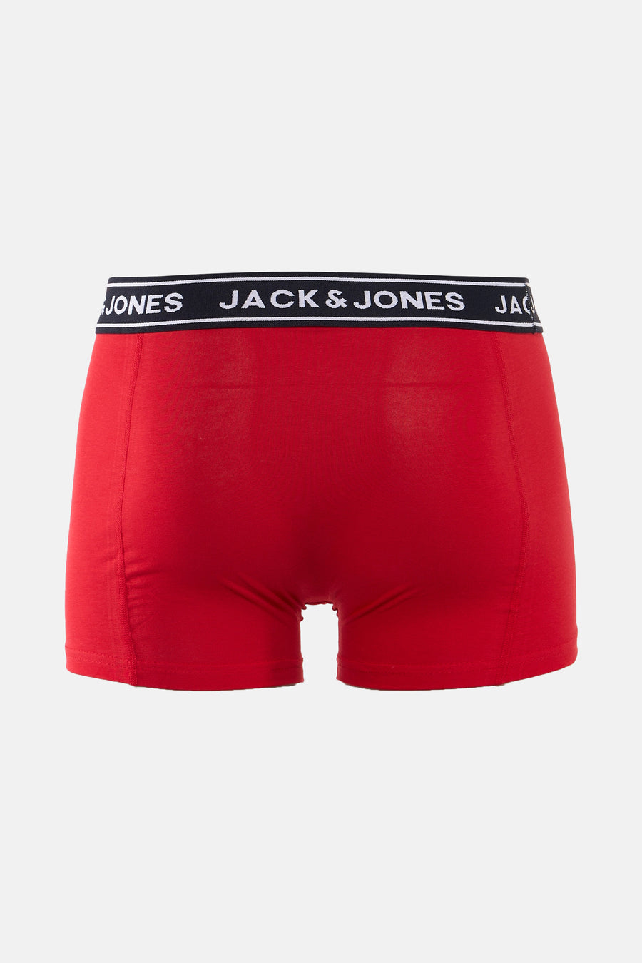 Boxer rouge pour homme de ACCESSORIES BY JACK & JONES, avec ceinture élastique logotypée.