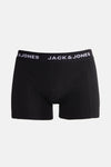 Zwarte boxer van ACCESSORIES BY JACK & JONES, met een witte logoband.