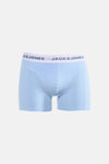Boxer bleu par ACCESSORIES BY JACK & JONES avec une ceinture blanche logotée.