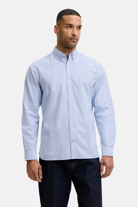 Chemise à manches longues - bleu