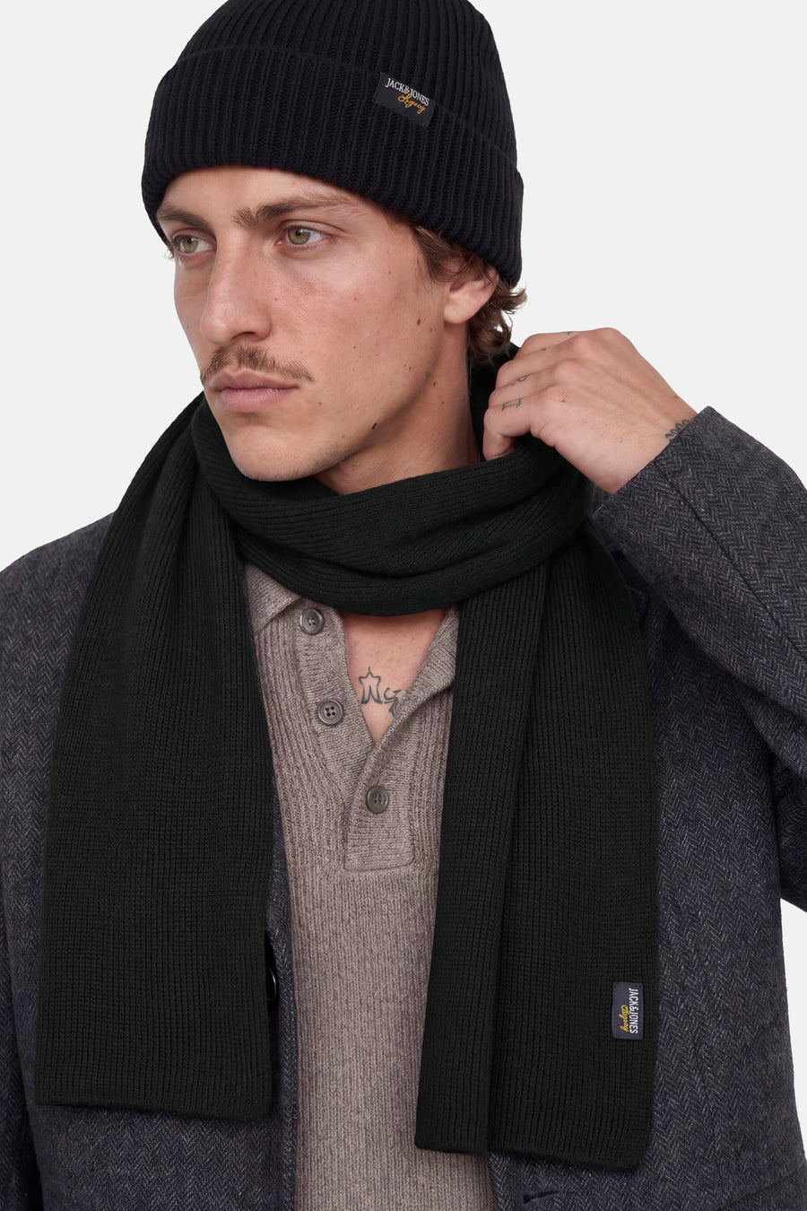 Echarpe noir - ACCESSORIES BY JACK & JONES