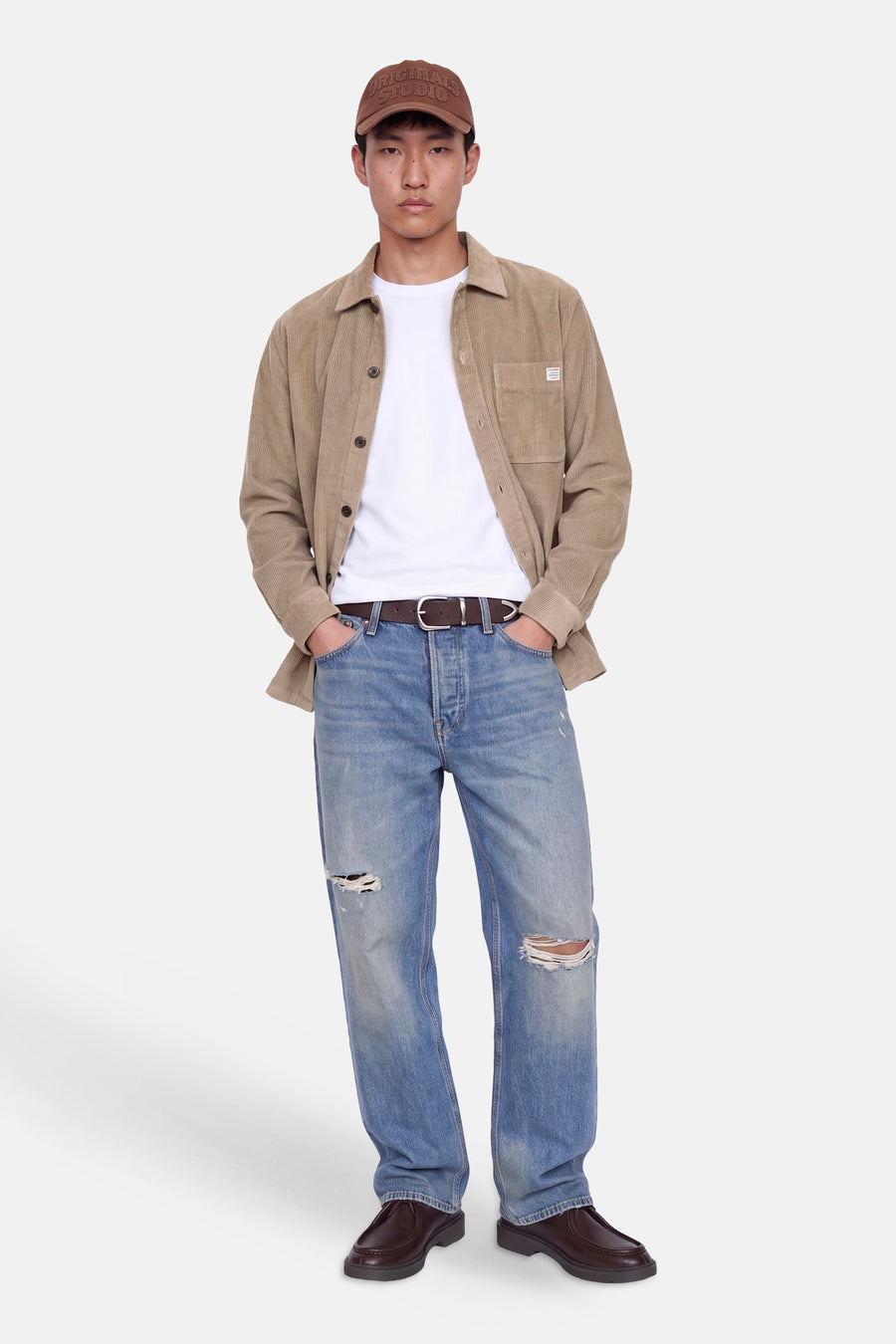 Chemise beige - ORIGINALS BY JACK & JONES