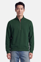 Sweat col O - vert