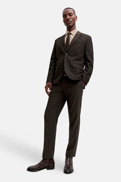 Pantalon de costume brun - PREMIUM by JACK & JONES