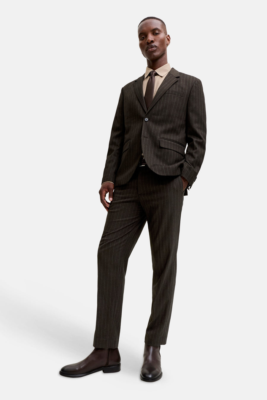 Pantalon de costume brun - PREMIUM by JACK & JONES