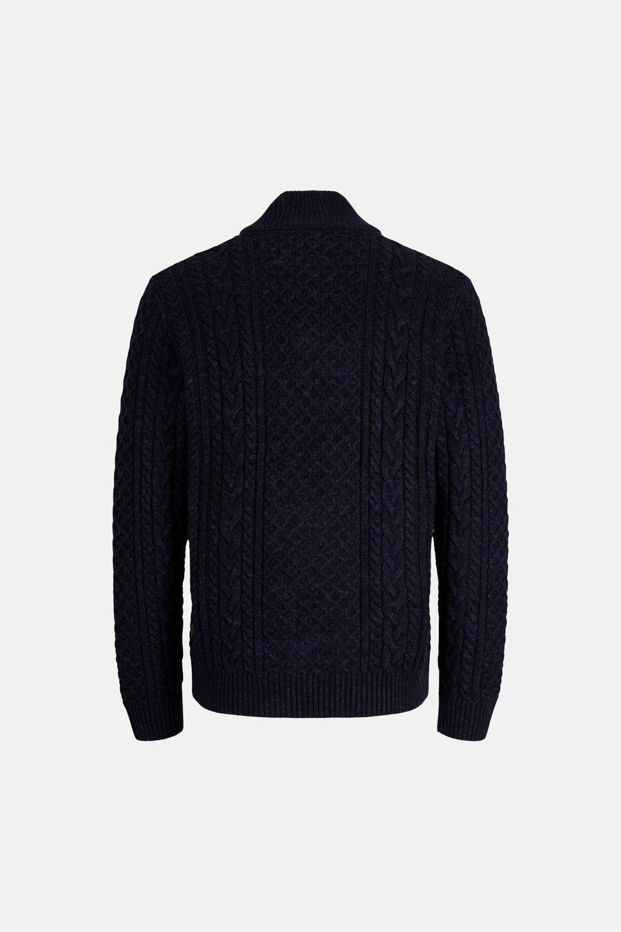 Pull col roulé bleu - PREMIUM by JACK & JONES