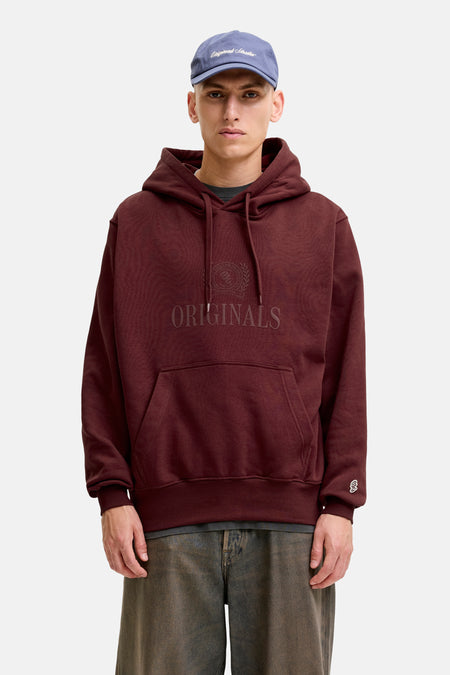 Sweat à capuche - rouge