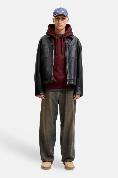Sweat à capuche - rouge
