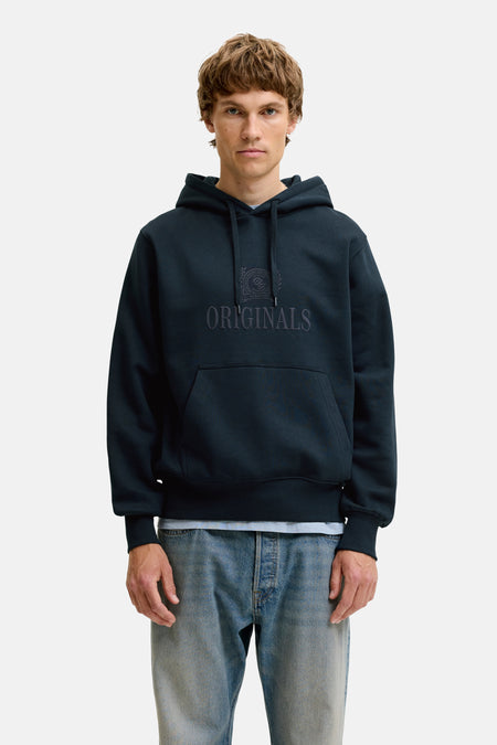 Sweat à capuche - bleu