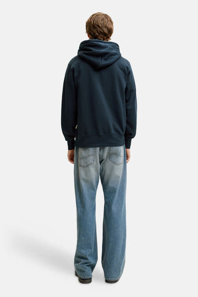 Sweat à capuche bleu - ORIGINALS BY JACK & JONES