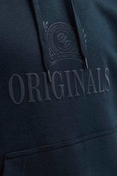 Sweat à capuche bleu - ORIGINALS BY JACK & JONES