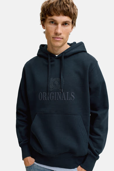 Sweat à capuche bleu - ORIGINALS BY JACK & JONES