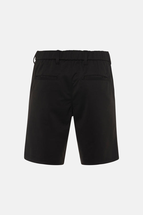Short noir de JACK & JONES JEANS INTELLIGENCE, avec poches arrière passepoilées et passants de ceinture.