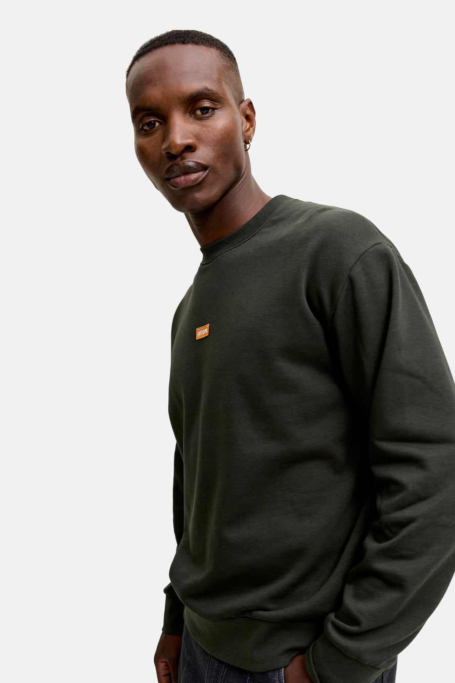 Sweat col rond vert - JACK & JONES