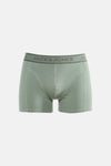 Blauwe boxer van ACCESSORIES BY JACK & JONES, met een logoband en een nauwsluitende pasvorm.