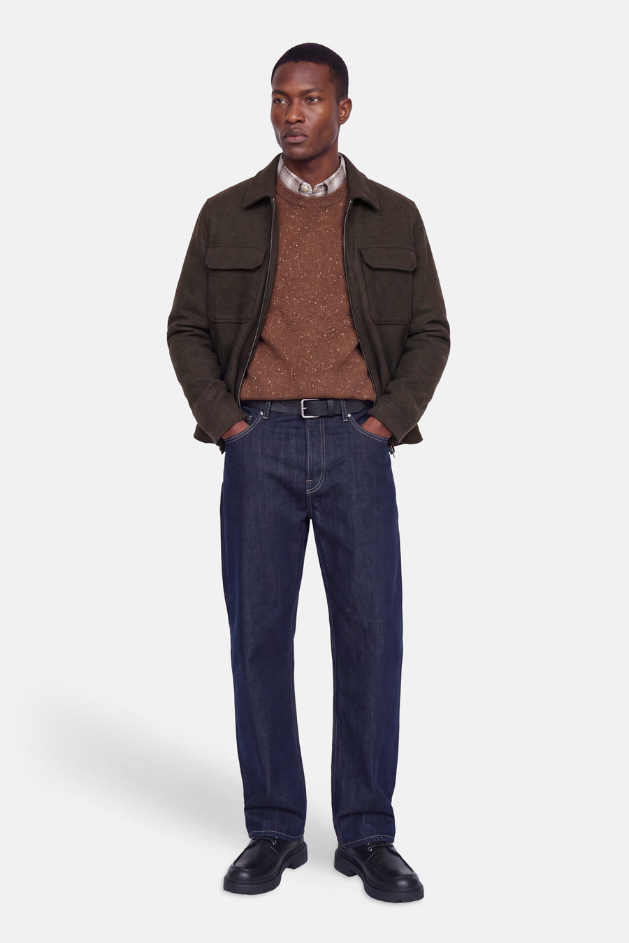 Heren tops jas casual brun - PREMIUM by JACK & JONES