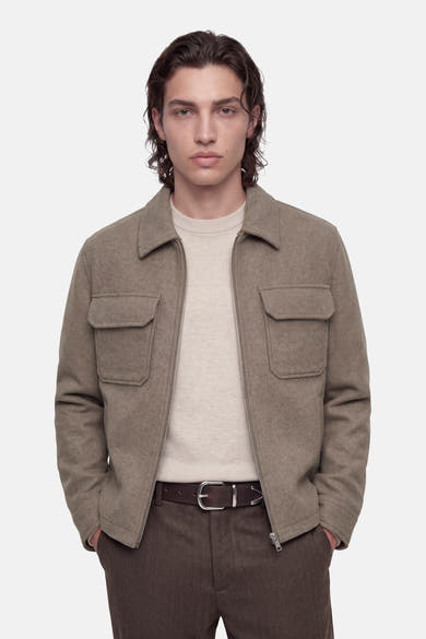 Heren tops jas casual beige - PREMIUM by JACK & JONES