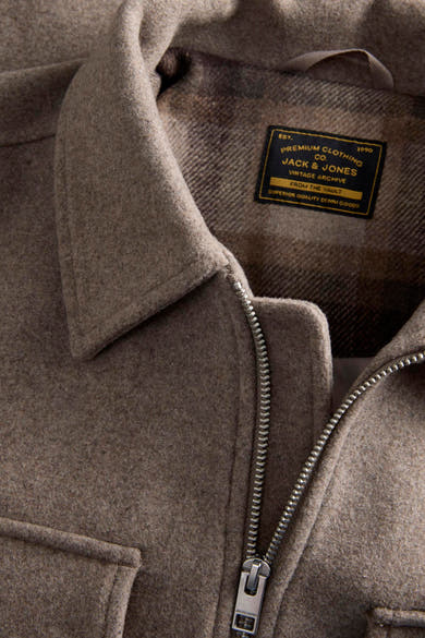 Heren tops jas casual beige - PREMIUM by JACK & JONES