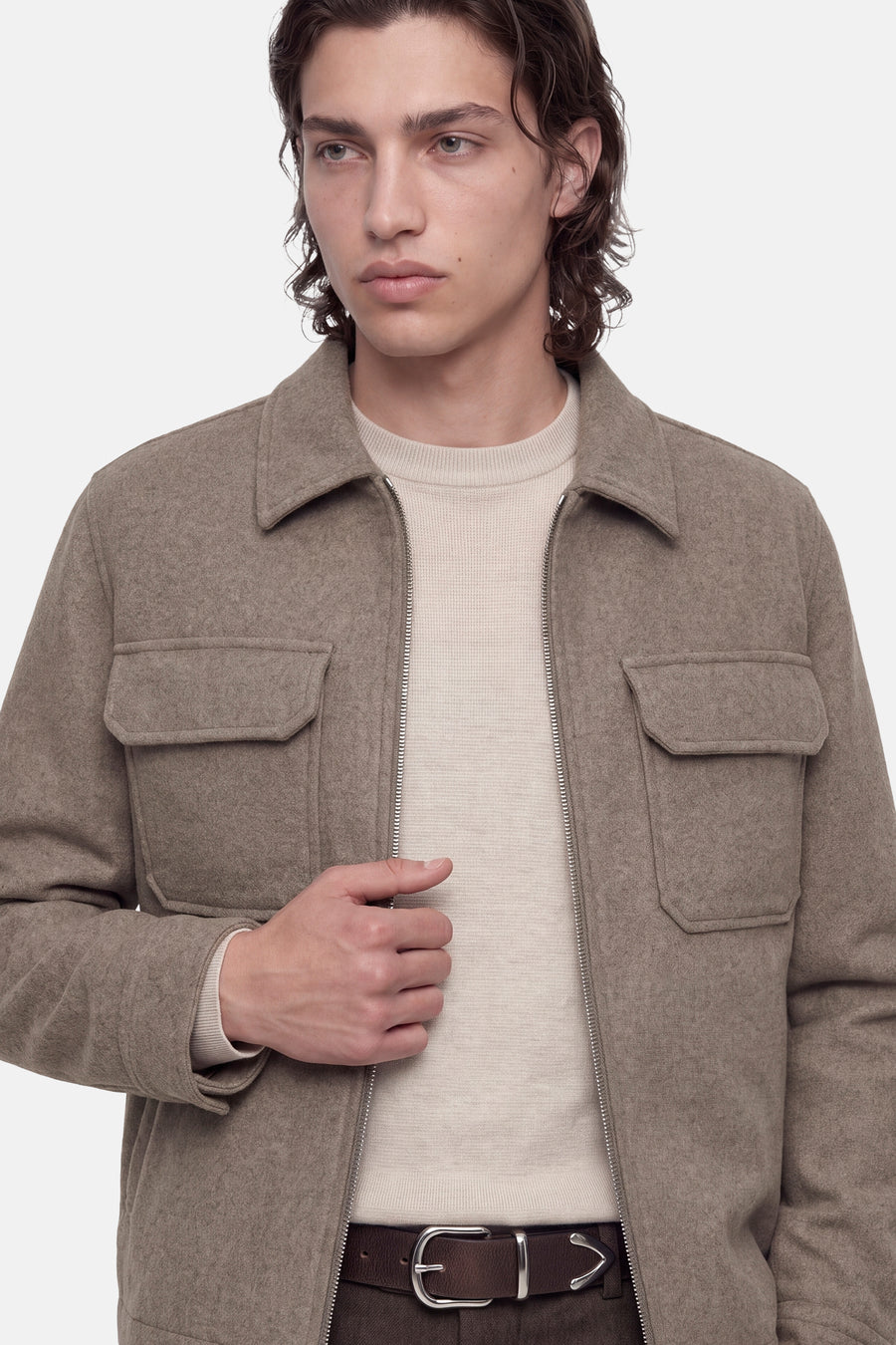 Heren tops jas casual beige - PREMIUM by JACK & JONES