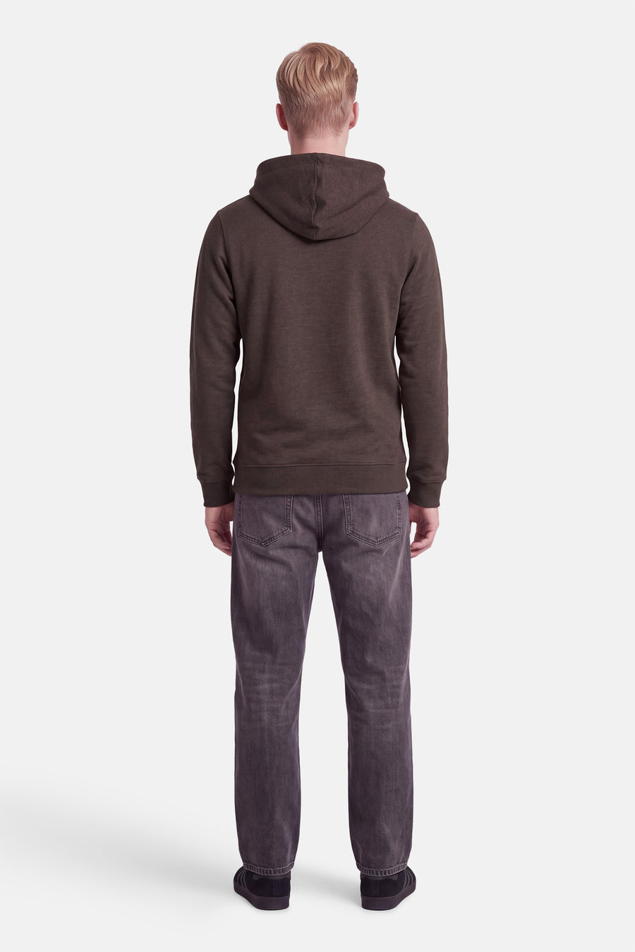 Sweat à capuche - brun
