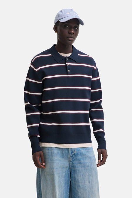 Pull V-hals - blauw