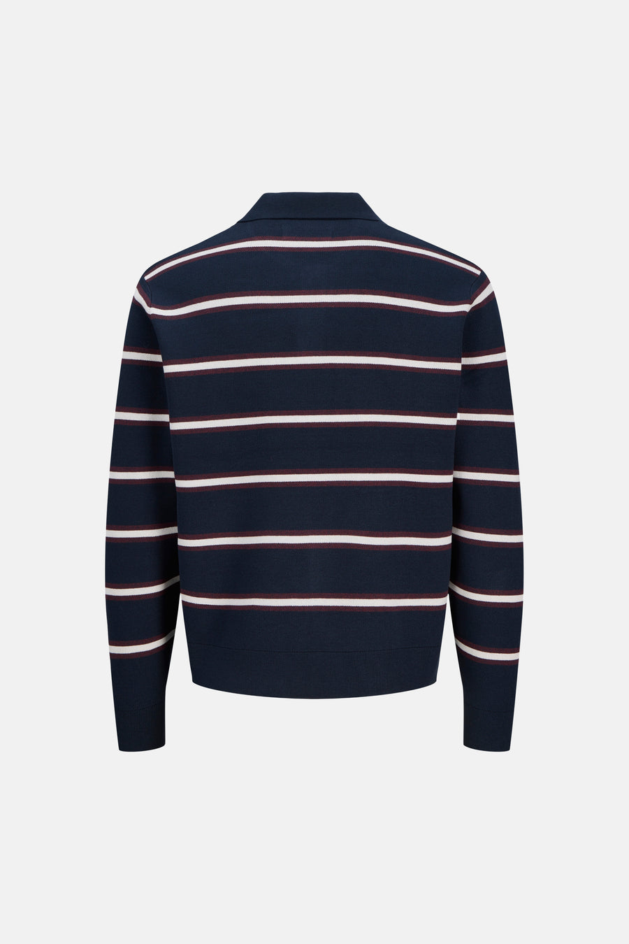 Pull col V - bleu