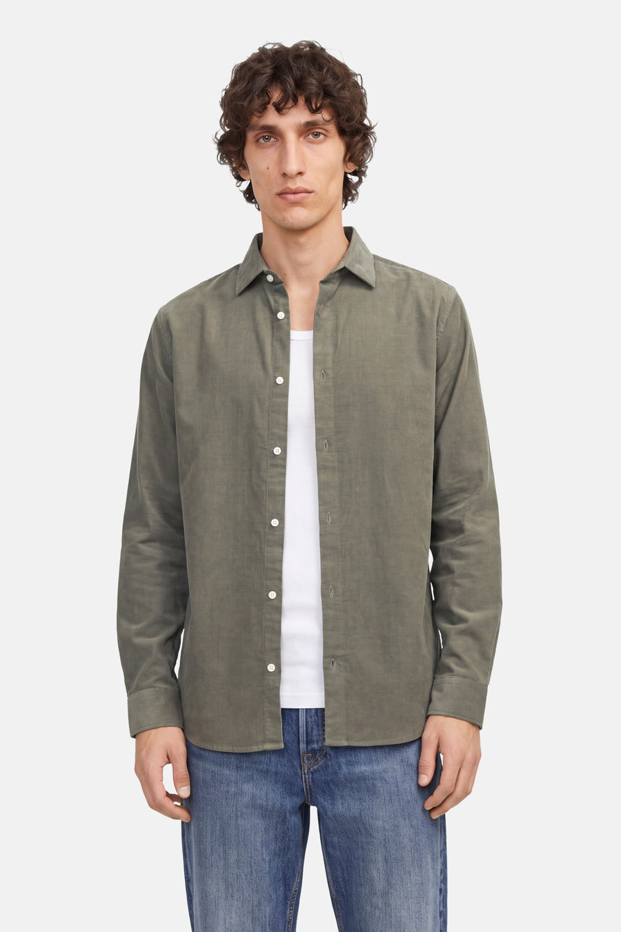 Chemise (manches longues) kahki - PREMIUM by JACK & JONES