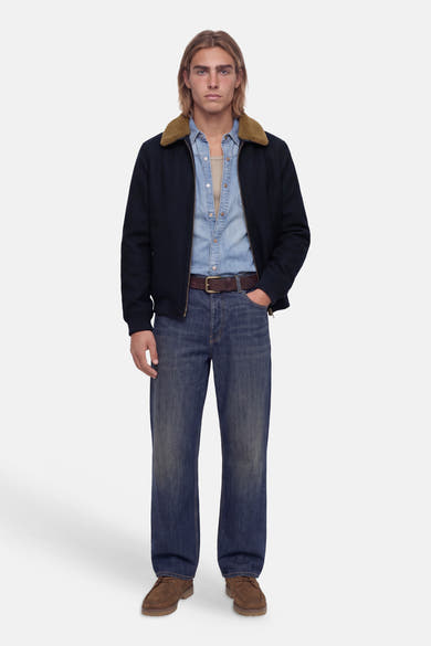 Heren tops jas casual blauw - PREMIUM by JACK & JONES