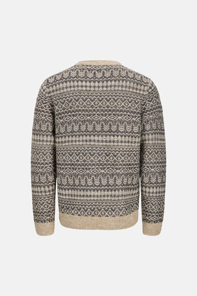 Pull col rond gris - PREMIUM by JACK & JONES