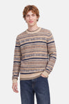 Pull col rond taupe - PREMIUM by JACK & JONES