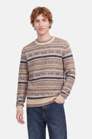 Pull col rond taupe - PREMIUM by JACK & JONES