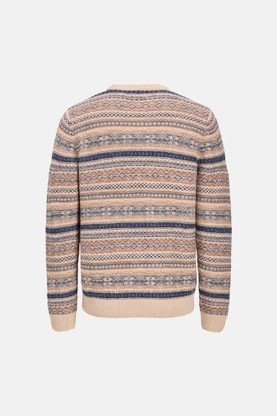 Pull col rond taupe - PREMIUM by JACK & JONES