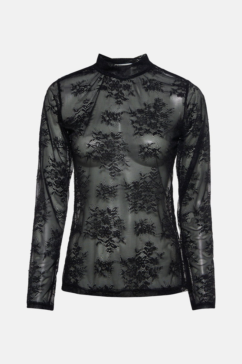 T-shirt (lange mouwen) zwart - Terra di Siena