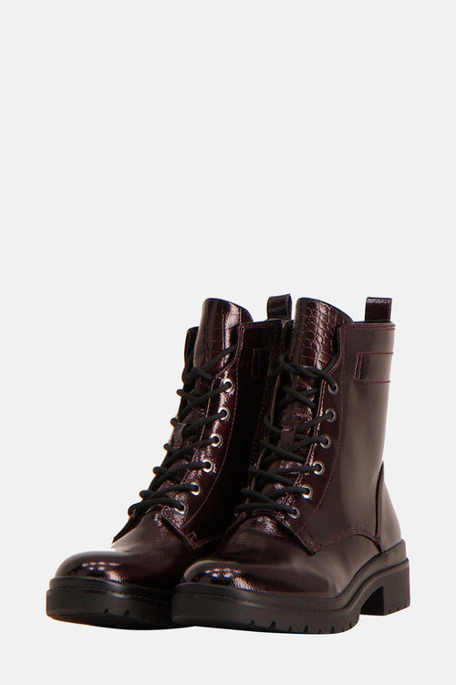 Bottines - Bordeaux