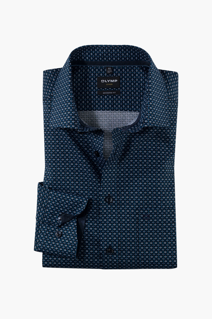 Chemise &agrave; manches longues - bleu