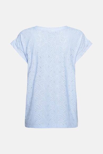 Top uni manches courtes Bleu - FREEQUENT
