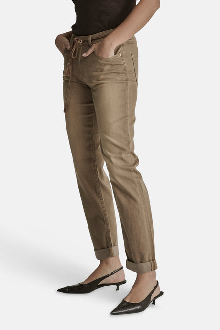 Pantalon - cognac