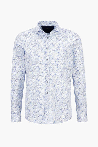 Hemd met lange mouwen - blauw