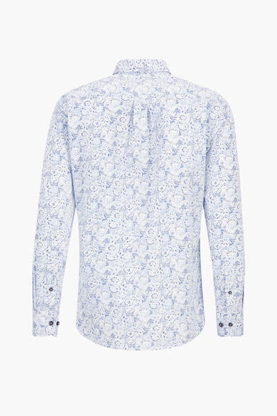 Hemd met lange mouwen - blauw