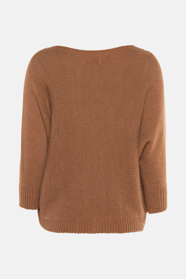 Pull col rond COGNAC - Terra di Siena