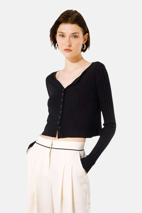 Cardigan Zwart - GOA GOA