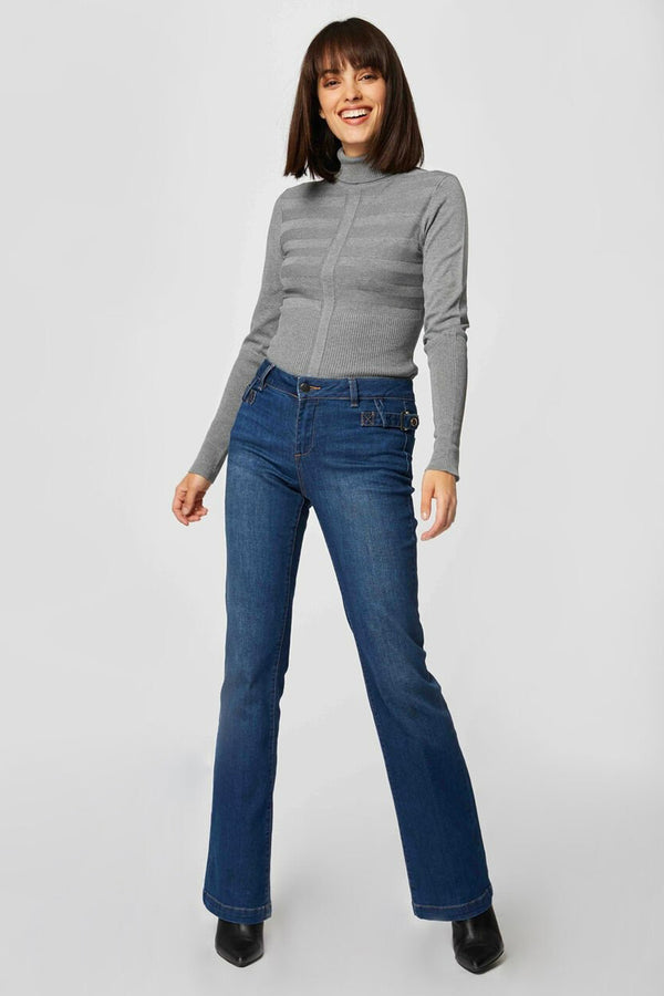 Pull col montant Gris - Morgan de Toi