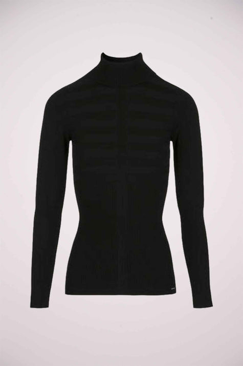 Pull col montant Noir - Morgan de Toi