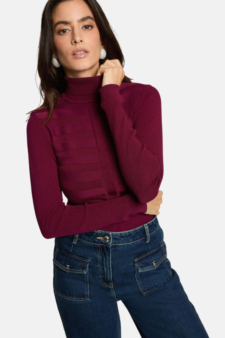 Pull met rolkraag - PRUNE