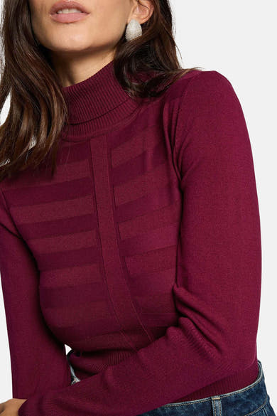Pull met rolkraag - PRUNE