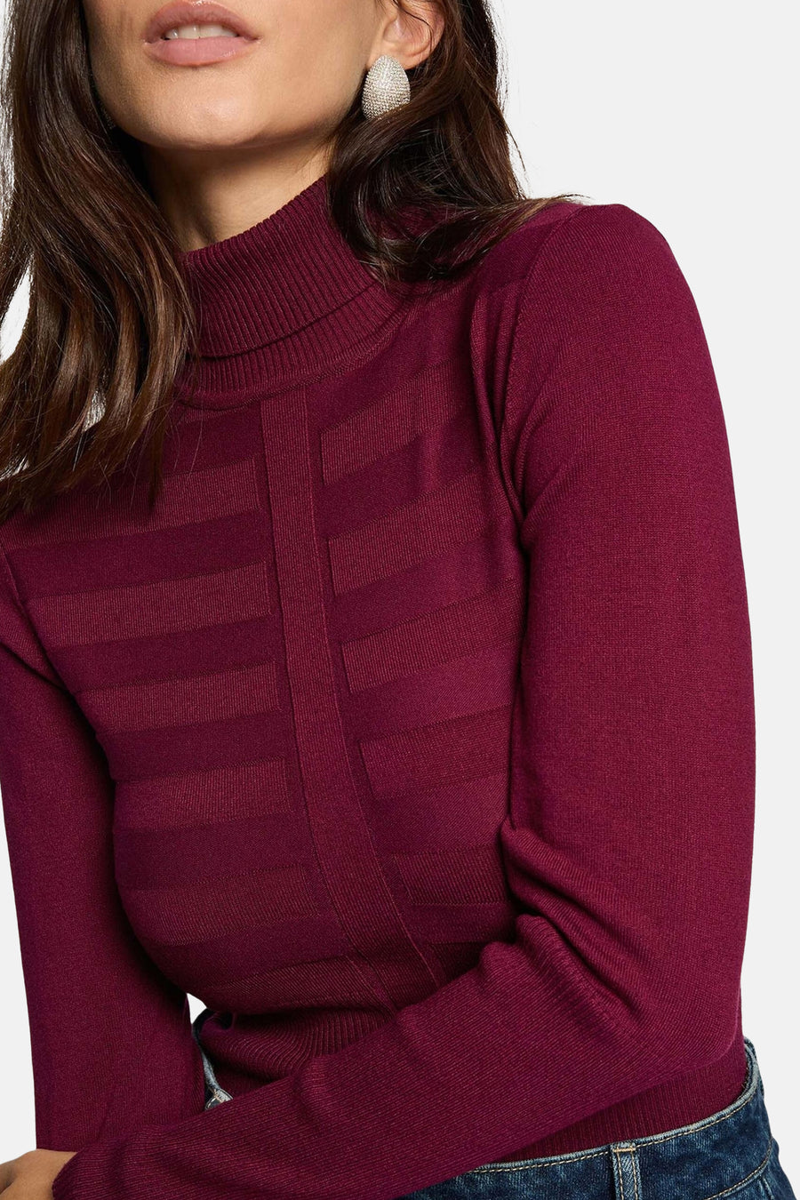 Pull met rolkraag - PRUNE